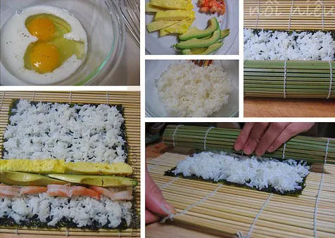 cách làm sushi tại nhà