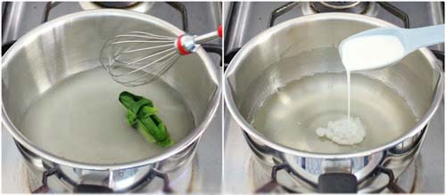 Cách làm bánh trung thu rau câu kiwi