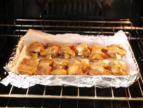 Cách làm thịt gà nướng xiên