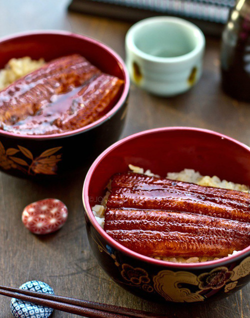 cơm lươn nướng kiểu Nhật