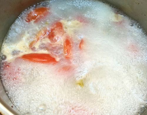 canh hến nấu chua