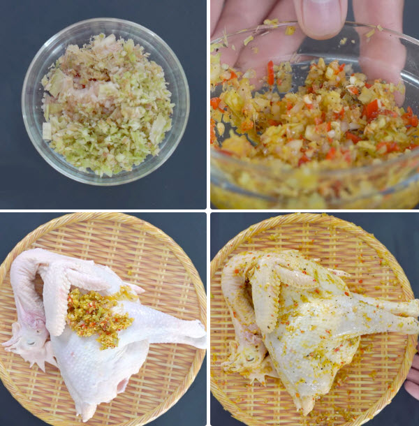 cách làm gà ủ muối hoa tiêu