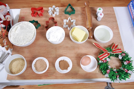 cách làm bánh quy gừng Giáng sinh