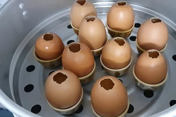 cách làm trứng gà nướng