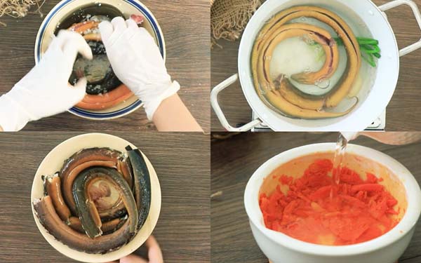 Cách nấu cháo lươn Nghệ An
